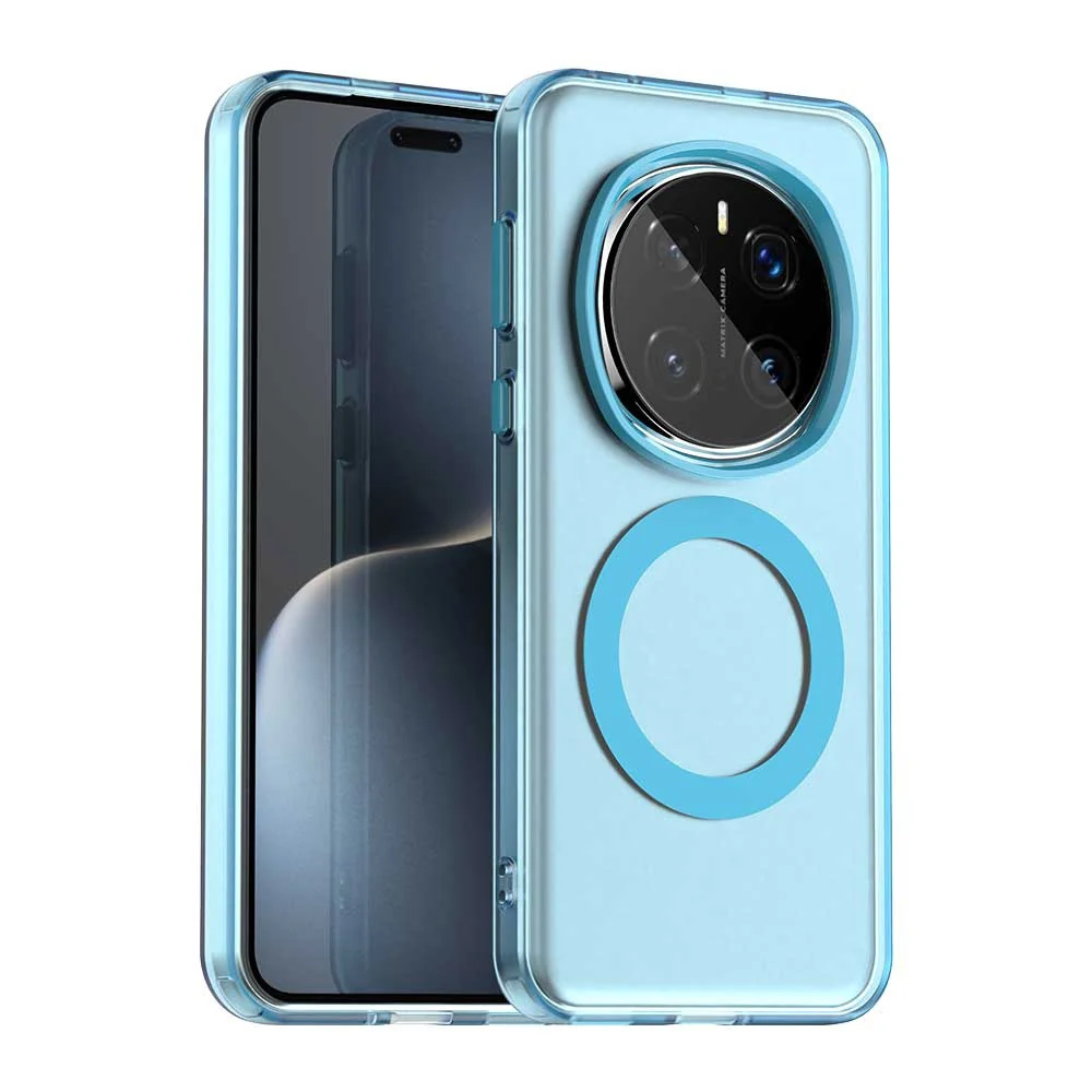 Custodia MagSafe per Honor Magic7 Pro, Techsuit, CandyCase, Blu — 1