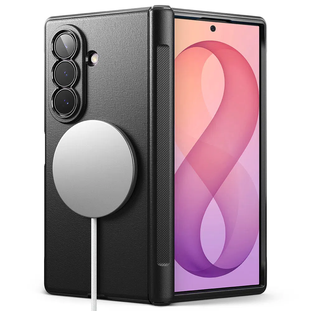 Custodia MagSafe per Samsung Galaxy Z Fold8 Ultra F976, Ringke, Onyx Flap, Nera — 1