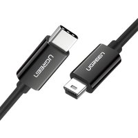 Cavo Dati e Ricarica USB-C - miniUSB UGREEN US242, 18W, 1m, Nero