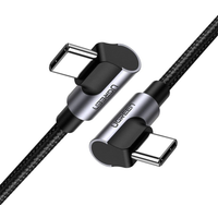 Cavo Dati e Ricarica USB-C - USB-C UGREEN US323 Angled, 60W, 2m, Nero