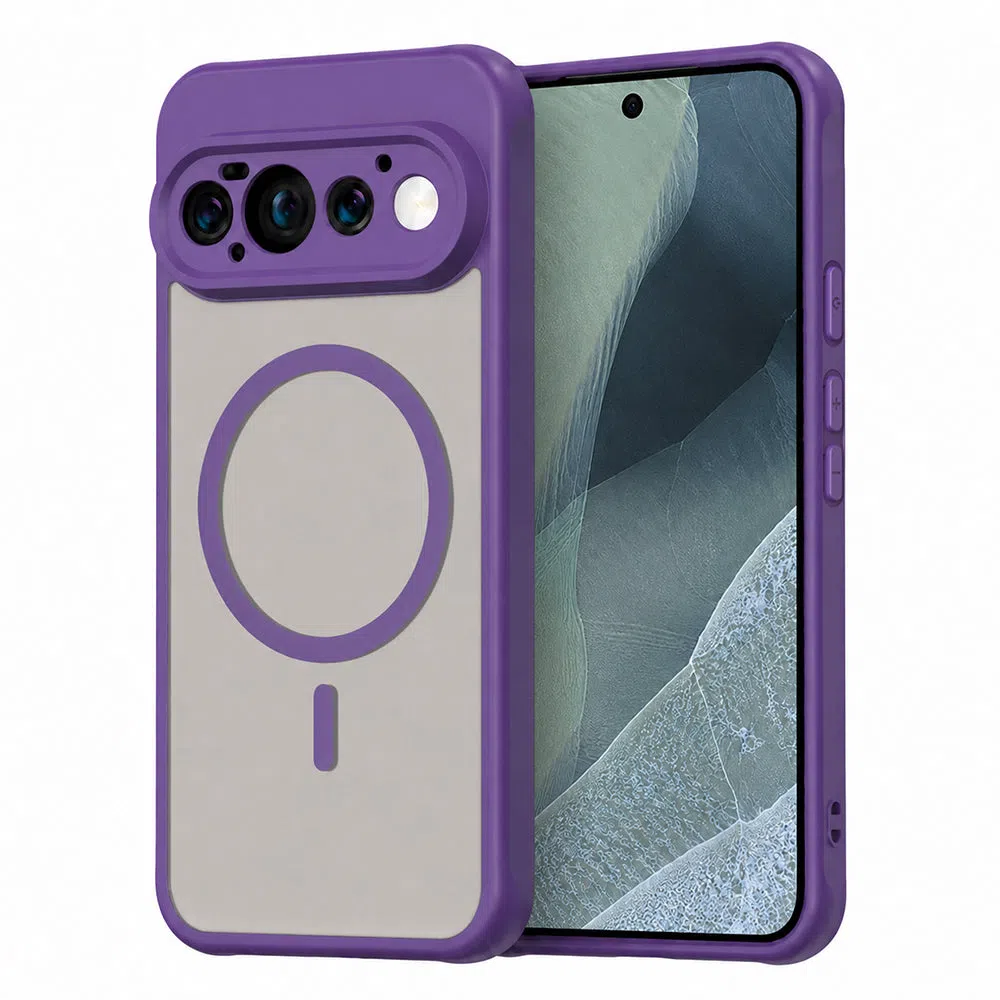 Custodia MagSafe per Google Pixel 11 Pro, Techsuit, HaloFrost II, Viola — 1
