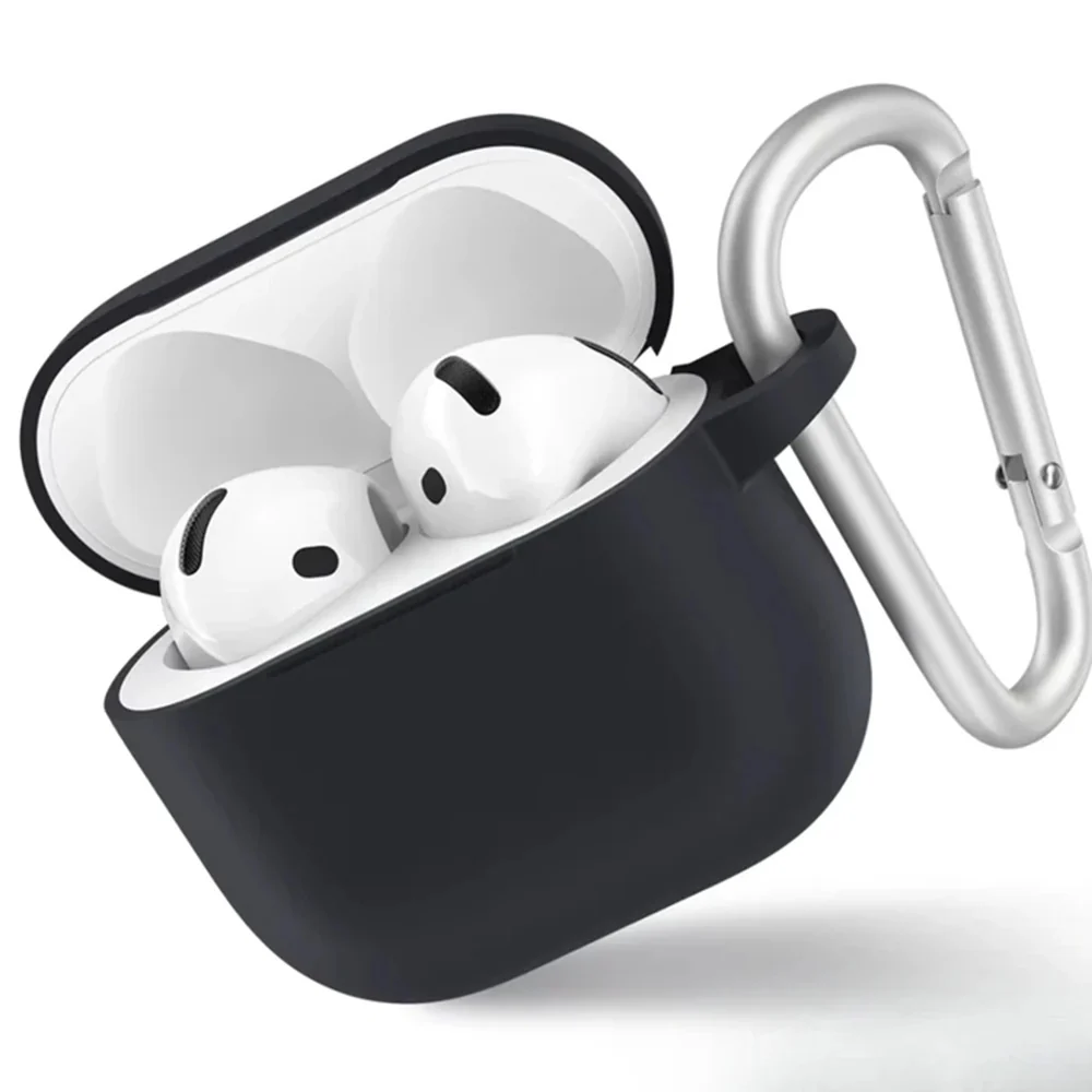 Custodia Blueo Liquid per Apple AirPods 4, Nera — 1