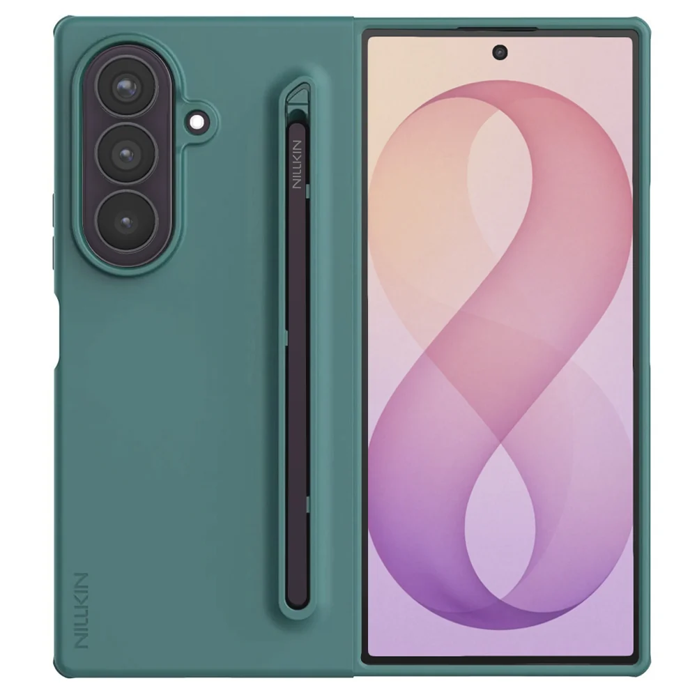 Custodia per Samsung Galaxy Z Fold8 Ultra F976, Nillkin, Flex Pure con supporto per S-Pen, Verde — 1