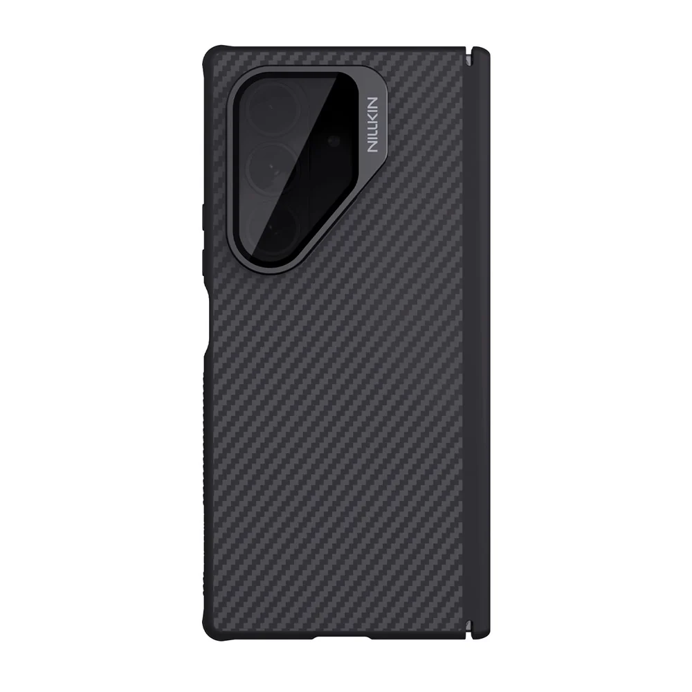 Custodia MagSafe per Samsung Galaxy Z Fold7 F966, Nillkin, CarboProp con copriobiettivo trasparente nero, nera — 1