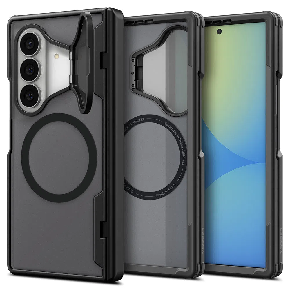 Custodia MagSafe per Samsung Galaxy Z Fold8 Ultra F976, Spigen, Optik Armor Pro, Nera ACS11500 — 1