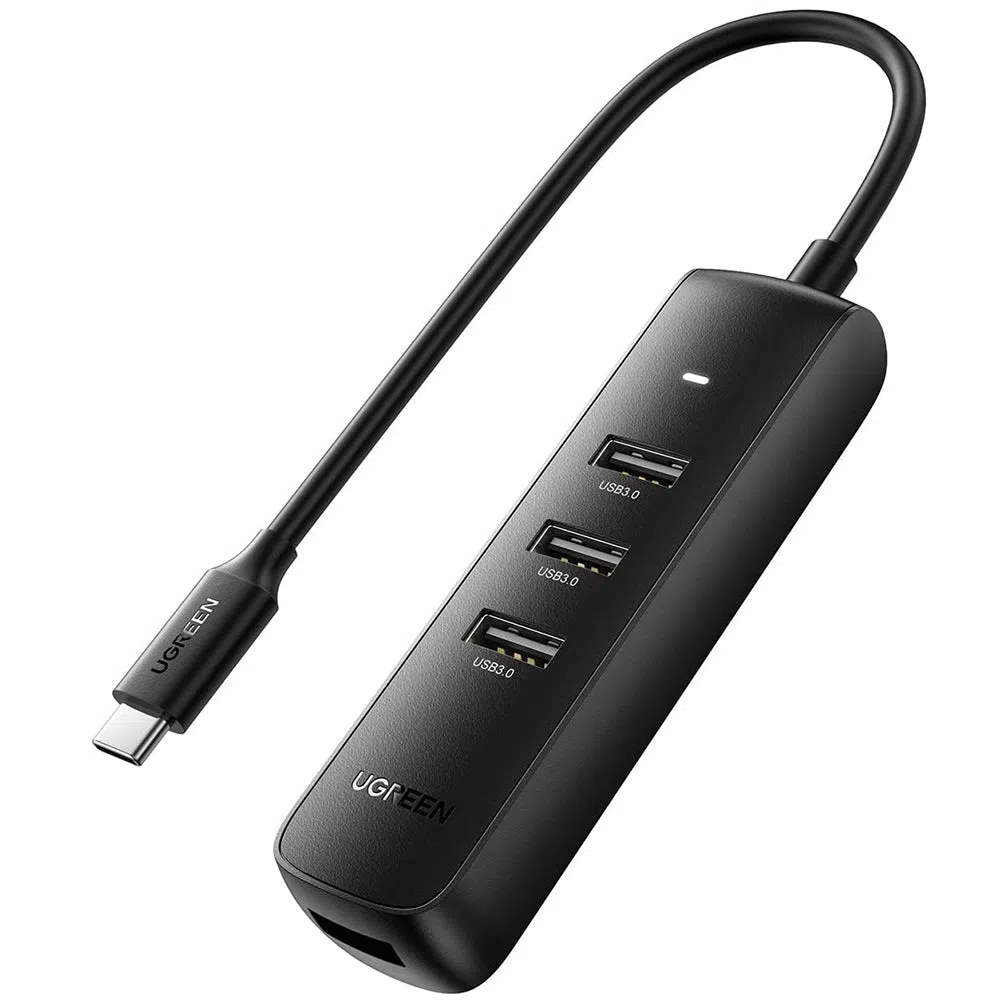 Hub USB-C UGREEN CM416 (10916), 4 x USB-A 3.0, Nero — 1