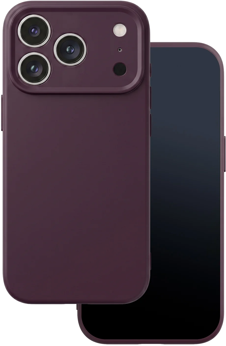 Custodia per Apple iPhone 18 Pro / 17 Pro, OEM, Silicone, Vinaccia — 1