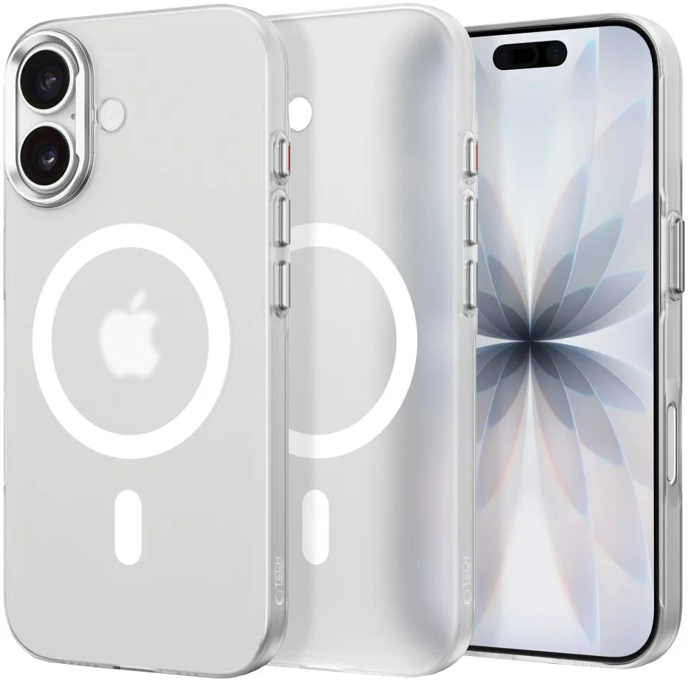 Custodia MagSafe per Apple iPhone 17, Tech-Protect, MagZero, Bianco Opaco — 1