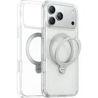 Custodia MagSafe per Apple iPhone 18 Pro Max / 17 Pro Max, Torras, Ostand Spin, Trasparente
