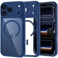 Custodia MagSafe per Apple iPhone 18 Pro Max / 17 Pro Max, Tech-Protect, MagPeak CC, Blu Navy
