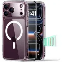Custodia MagSafe per Apple iPhone 18 Pro Max / 17 Pro Max, ESR, Classic Hybrid con Protezione per Schermo, Trasparente