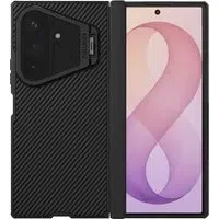Custodia MagSafe per Samsung Galaxy Z Fold8 Ultra F976, Nillkin, CamShield Prop con copertura obiettivo nera trasparente, Nera