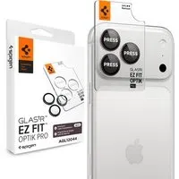 Pellicola protettiva per fotocamera posteriore Spigen GlastR EZ FIT Optik Pro per Apple iPhone 18 Pro / 18 Pro Max, vetro temperato, set da 2 pezzi, bordeaux AGL12044