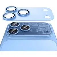 Pellicola protettiva per fotocamera posteriore ESR Armorite Pro per Apple iPhone 18 Pro, vetro temperato, blu