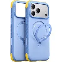 Custodia MagSafe per Apple iPhone 18 Pro / 17 Pro, Torras, Ostand Q3 Rugged, Blu