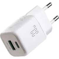 Caricatore da Rete con Cavo USB-C Joyroom JR-TG7, 33W, 3A, 1 x USB-A - 1 x USB-C, Bianco
