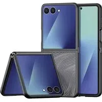Custodia per Samsung Galaxy Z Flip7 F766, DUX DUCIS, Aimo, Nera