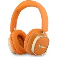 Auricolare Bluetooth Guess Rectangle Metal Script, A2DP, Arancione