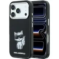 Custodia MagSafe per Apple iPhone 18 Pro Max / 17 Pro Max, Karl Lagerfeld, IML Choupette Body Sketch Print, Nera