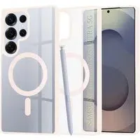 Custodia MagSafe per Samsung Galaxy S25 Ultra S938, Techsuit, Pro, Rosa
