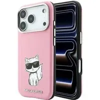 Custodia MagSafe per Apple iPhone 18 Pro / 17 Pro, Karl Lagerfeld, Choupette Sketch, Rosa