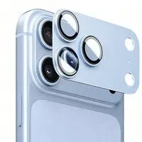 Pellicola protettiva per fotocamera posteriore Lito Crown Halo AR + AF per Apple iPhone 18 Pro, vetro temperato, blu