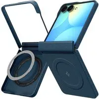 Custodia MagSafe per Samsung Galaxy Z Flip8 F776, Spigen, Air Skin, Blu Navy ACS11514