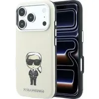 Custodia MagSafe per Apple iPhone 18 Pro / 17 Pro, Karl Lagerfeld, Ikonik Sketch, Beige