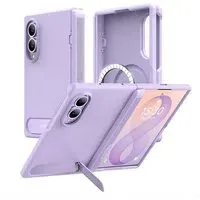 Custodia MagSafe per Samsung Galaxy Z Fold8 F971, Torras, Ostand L1 Guardian, Viola Chiaro