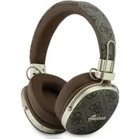Auricolari Bluetooth Guess Metal 4G Script Logo, A2DP, Marrone