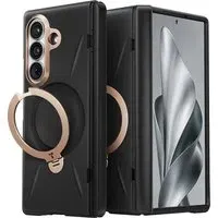 Custodia MagSafe per Samsung Galaxy Z Fold8 Ultra F976, Torras, QPRO Leather, Nera