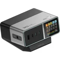 Caricatore Stazione Cuktech TA3005U, 300W, 1 x DC - 1 x USB-A - 3 x USB-C, Grigio