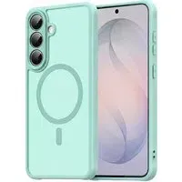 Custodia MagSafe per Samsung Galaxy S26 FE S741, Techsuit, HaloFrost II, Verde Chiaro
