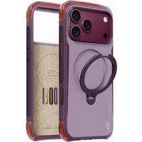 Custodia MagSafe per Apple iPhone 18 Pro / 17 Pro, Torras, Ostand Q3 Air Pro, Viola