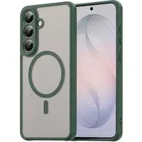 Custodia MagSafe per Samsung Galaxy S26 FE S741, Techsuit, HaloFrost II, Verde