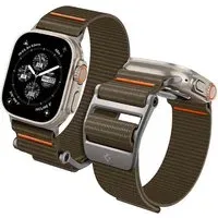 Cinturino Spigen DuraPro Flex per Apple Watch 49mm / 46mm / 45mm / 44mm Series, Kaki Arancione AMP05982