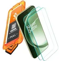 Pellicola protettiva per schermo Spigen GlastR AlignMaster S per OnePlus 15R, Vetro temperato, Full Glue, Set 2 pezzi AGL11398