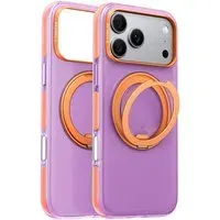 Custodia MagSafe per Apple iPhone 18 Pro Max / 17 Pro Max, Torras, Ostand O3 Hue, Viola