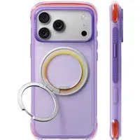 Custodia MagSafe per Apple iPhone 18 Pro / 17 Pro, Torras, O3 Air Core, Viola