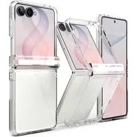 Custodia per Samsung Galaxy Z Flip8 F776, Ringke, Fusion Flap, Trasparente