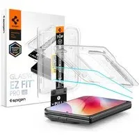Pellicola protettiva per schermo esterno Spigen GlastR EZ FIT Pro HD per Apple iPhone Duo, Vetro temperato, Full Glue, Set 2 pezzi AGL12013