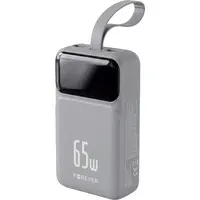 Batteria Esterna Forever Vibe-TB65, 20000mAh, 65W, QC + PD, 2 x USB-A - 2 x USB-C, Grigio