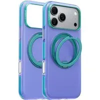 Custodia MagSafe per Apple iPhone 18 Pro / 17 Pro, Torras, Ostand O3 Hue, Indigo
