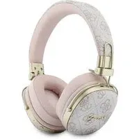 Auricolari Bluetooth Guess Metal 4G Script Logo, A2DP, Rosa