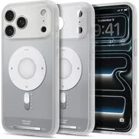 Custodia MagSafe per Apple iPhone 18 Pro / 17 Pro, Spigen, Ultra Hybrid Classic, Argento ACS12167