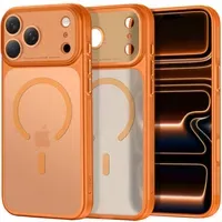 Custodia MagSafe per Apple iPhone 18 Pro Max / 17 Pro Max, Tech-Protect, MagPrime CC, Arancione Opaco