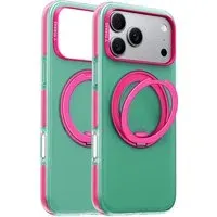 Custodia MagSafe per Apple iPhone 18 Pro Max / 17 Pro Max, Torras, Ostand O3 Hue, Verde