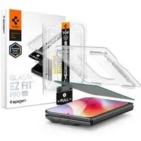 Pellicola protettiva per schermo esterno Privacy Spigen GlastR EZ FIT Pro HD per Apple iPhone Duo, Vetro temperato, Full Glue AGL12016