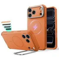Custodia MagSafe per Apple iPhone 18 Pro / 17 Pro, ESR, Cyber Armor Kickstand, Arancione