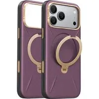 Custodia MagSafe per Apple iPhone 18 Pro / 17 Pro, Torras, QPRO Leather, Viola